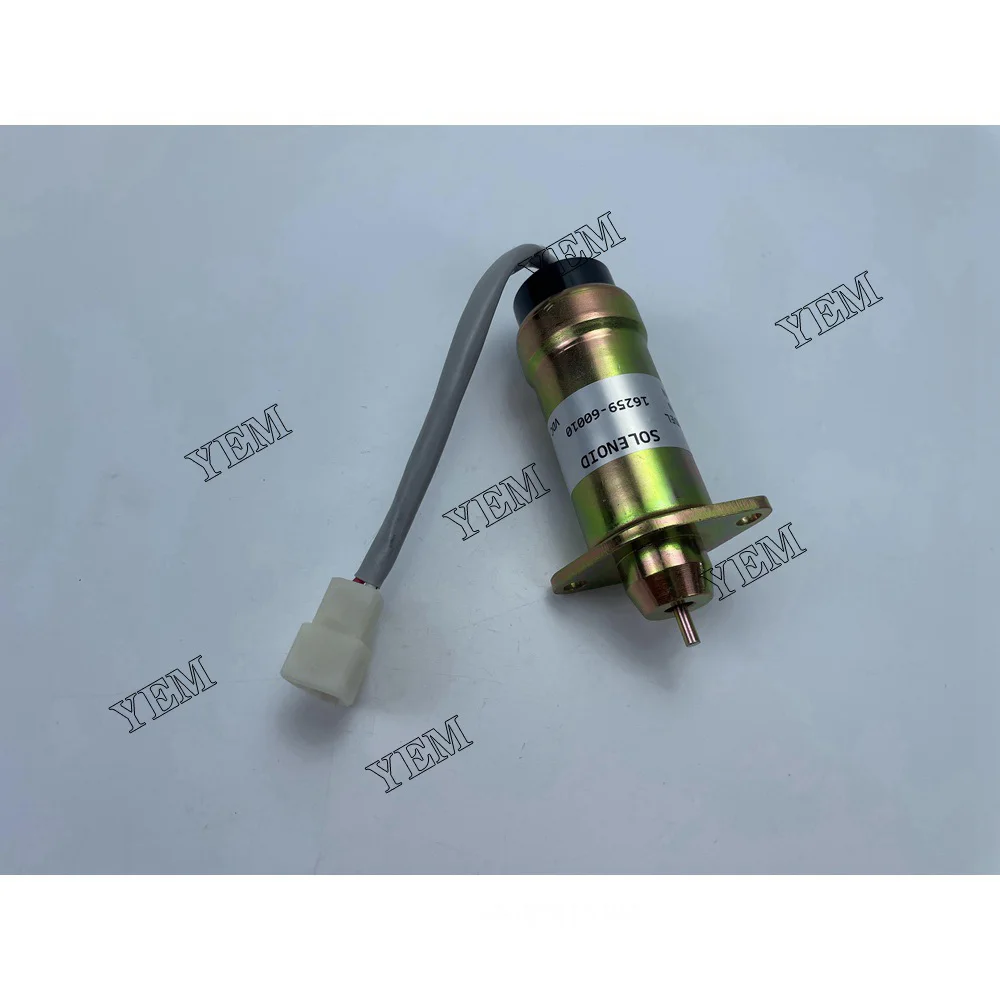 

V1505 Shutdown Solenoid 16259-60010 For KubotaFor Hitachi TW150DHB TW190 Engine
