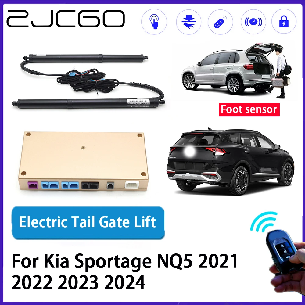 

ZJCGO Car Auto Trunk intelligent Electric Tail Gate Lift Automatic Tailgate Opener for Kia Sportage NQ5 2021 2022 2023 2024