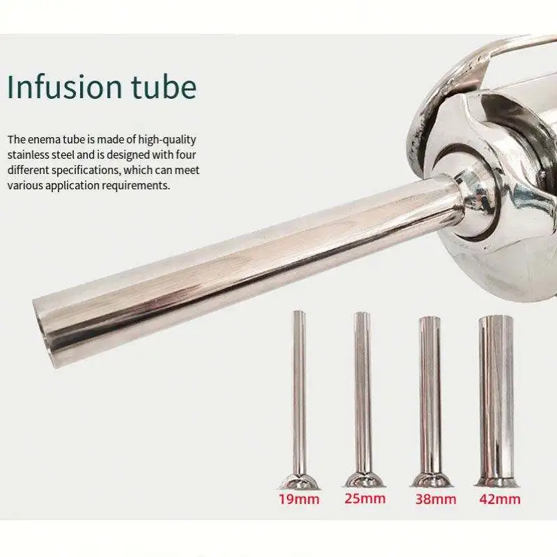 7L Horizontal Stainless Steel Sausage Stuffer for Hotel Restaurant Home Kitchen Meat Processing Latin Fried Dough Stick Machine view 5