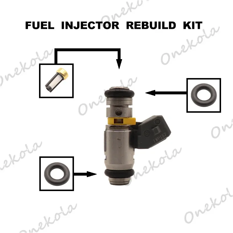 Fuel Injector repair kit Orings Filters for  Fiat Doblo Palio 1.8 & Siena 06-06  IWP157 50102702 IWP-157