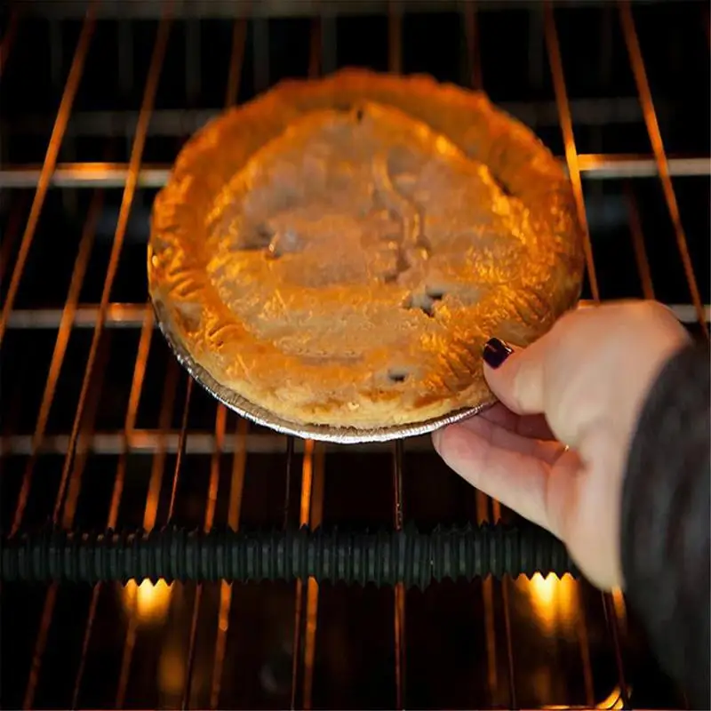 Oven Rack Protectors Heat Resistant Silicone Guard Shield Shelf Edge Burn Protection Kitchen Avoid Scalding Protector Tool