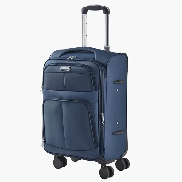 

20-Inch Softside Expandable Luggage with Spinner Wheels Carry on Suitcase Blue
