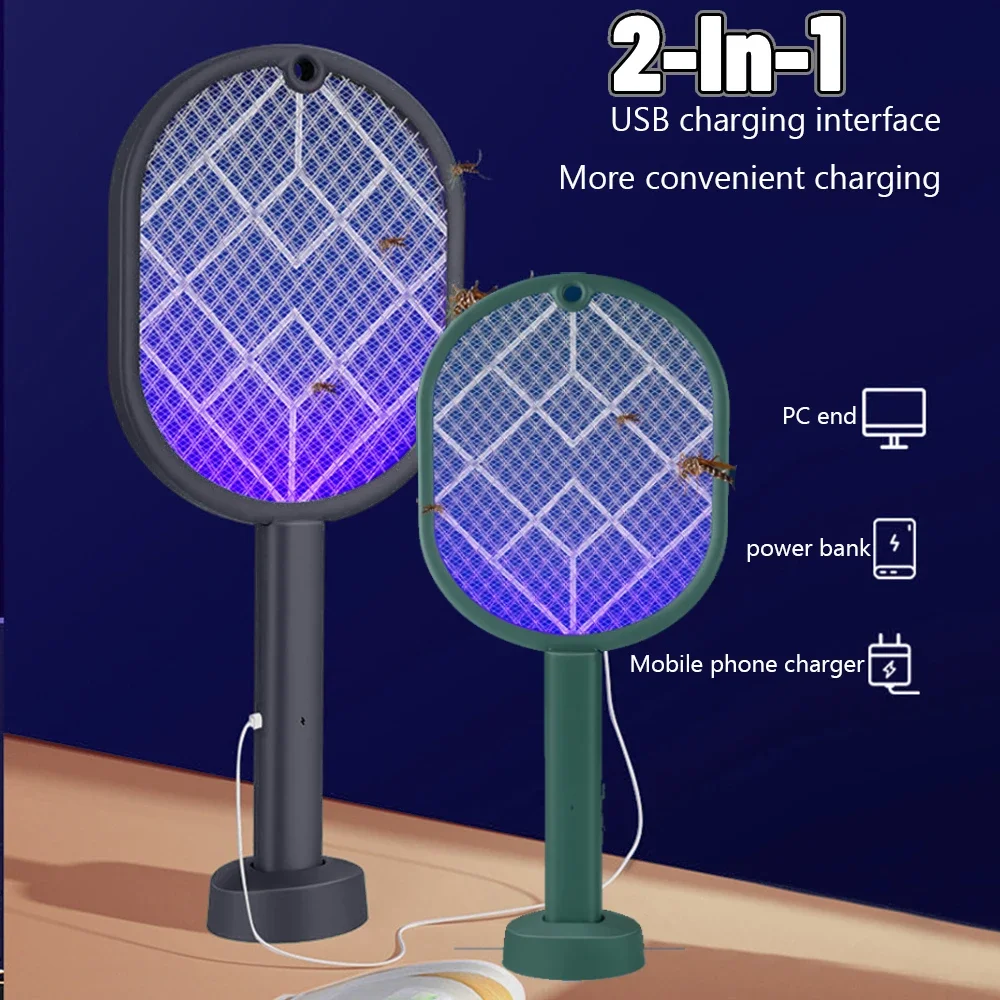 Женская мухобойка 2 в 1, мухобойка, ловушка для Мухобойки, аккумуляторная мухобойка с USB, мухобойка для дома