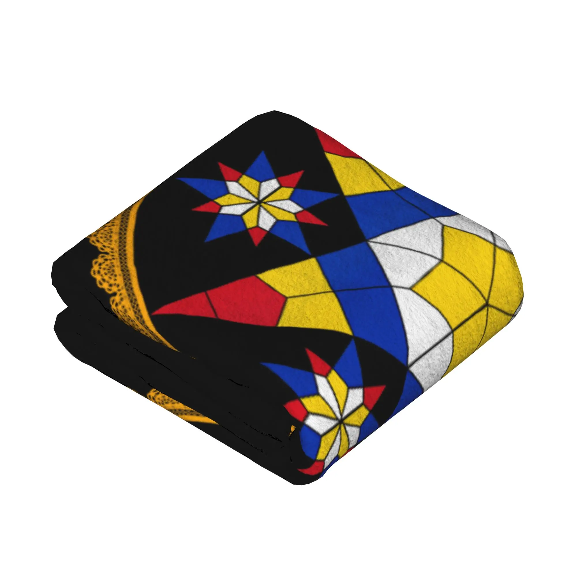 Philippines Pilipinas Filipino Christmas Parol Blankets  Flannel Funny Soft Throw Blanket for Chair Covering Sofa All Season