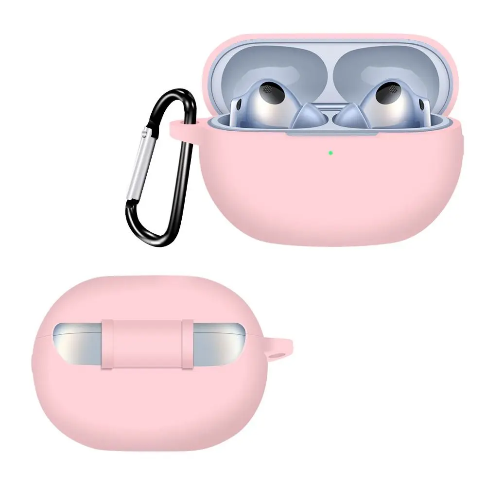 New Silicone Protective Case Anti-Scratch Sleeve Headphone Protector With Hook Shockproof Cover Shell for Huawei Freebuds Pro 4