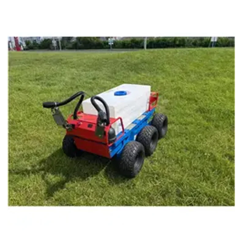 New Multi-function Robot Sprayer 130L Large Capacity Multi-Purpose Unmanned Ground Vehicle Six-wheel Unmanned Robot Sprayer Car