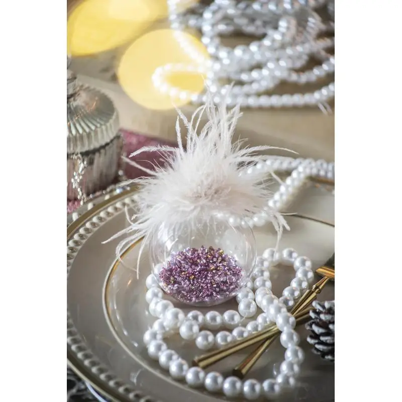 D3 عيد الميلاد الكرة الحلي، الزجاج الزخرفية شنقا الكرة شجرة عيد الميلاد الحلي لزينة حفلة عطلة، مجموعة من 12 #5