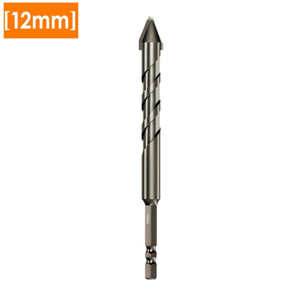 Broca de longitud para azulejos de vidrio excéntricos, broca excéntrica extendida, mango de broca de aleación Mm, Metal de alta resistencia