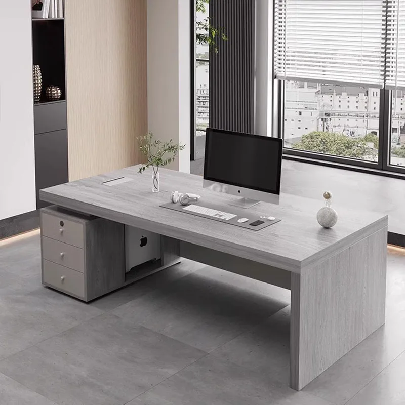 Desk Bedroom Office Furniture Corner Room Desks Offer Accessories Home Reception Mesa De Escritorio Minimalist Table Study Floor