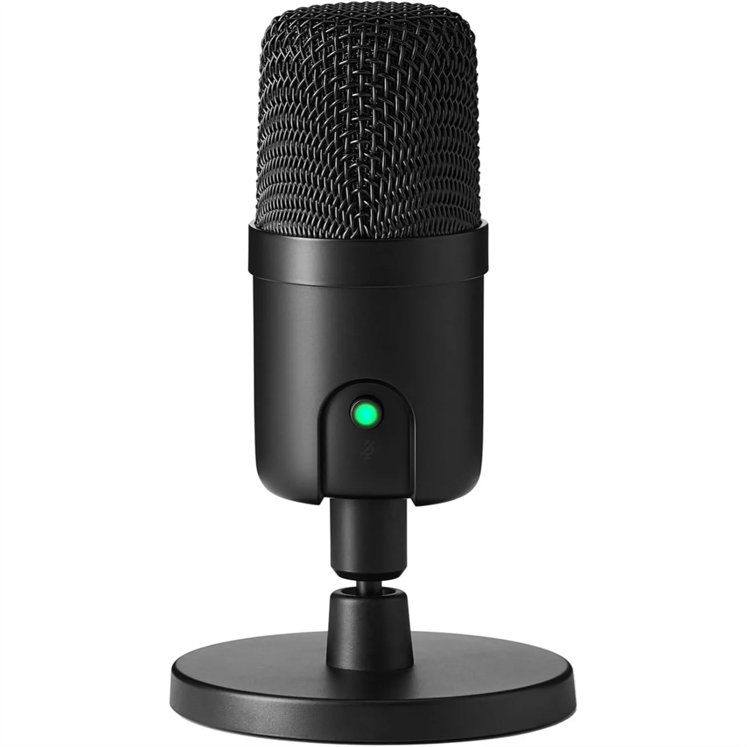 

USB Condenser Microphone For Streaming Recording Podcasting On PC, Plug And Play, Cardioid Pickup, Adjustable Stand With 360° Rotation, Clear Sound, 5.8 x 3.4 Inches, Black