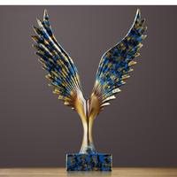 Resin Eagle Decoration Home Accessories Indoor Soft Dapeng Wing Office Crafts
