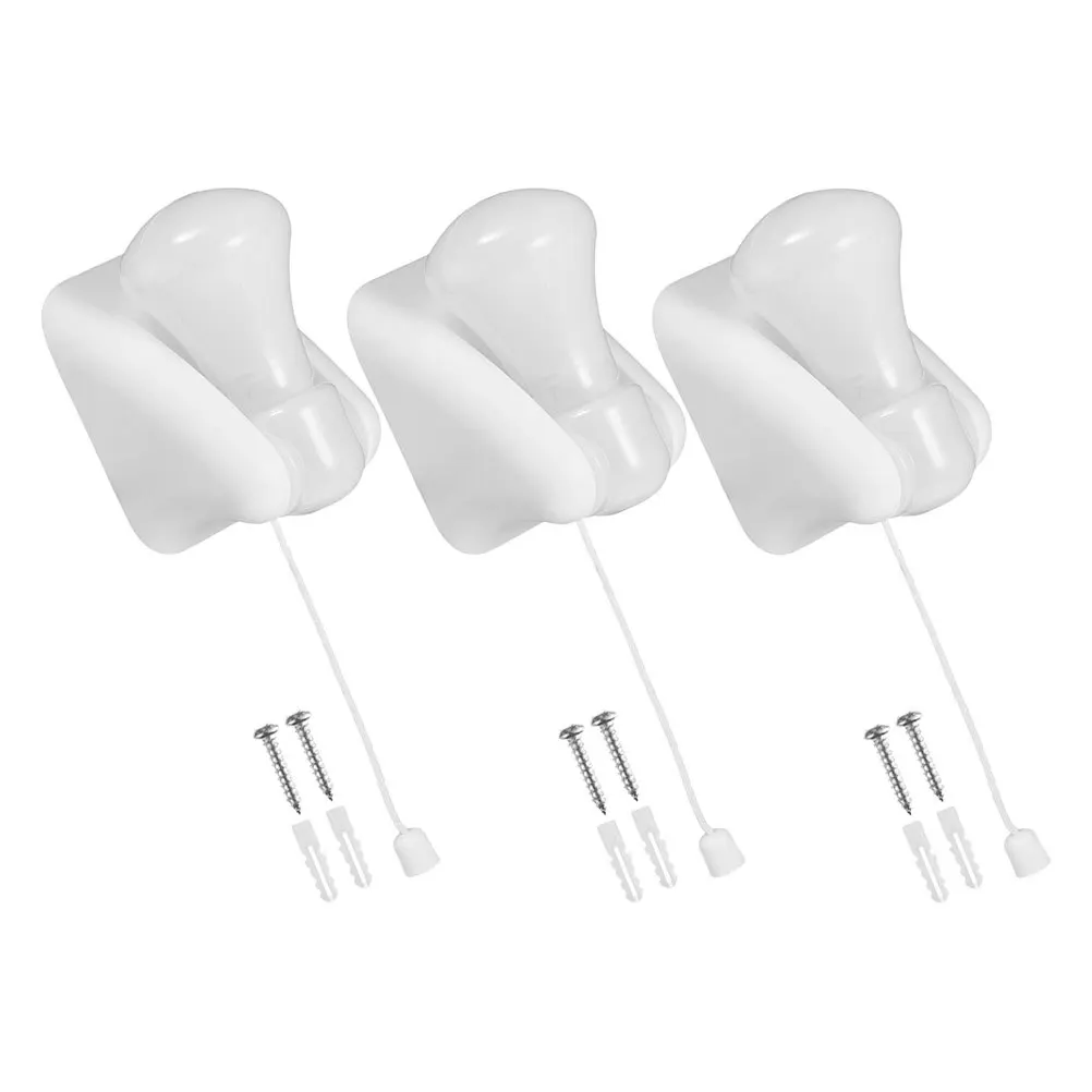 3Pcs Pull String Small Night Lights LED Bulb Lamps Easy Install Tent Camping Closet Portable Powered Lighting