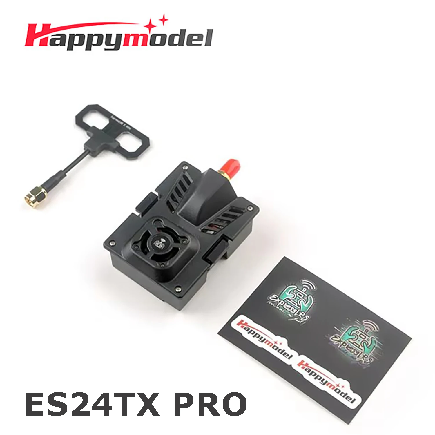 HappyModel ES24TX Pro 1000mW 2.4G ExpressLRS ELRS Micro TX Module with Cooling Fan RGB LED Module for RC Airplane FPV Drone
