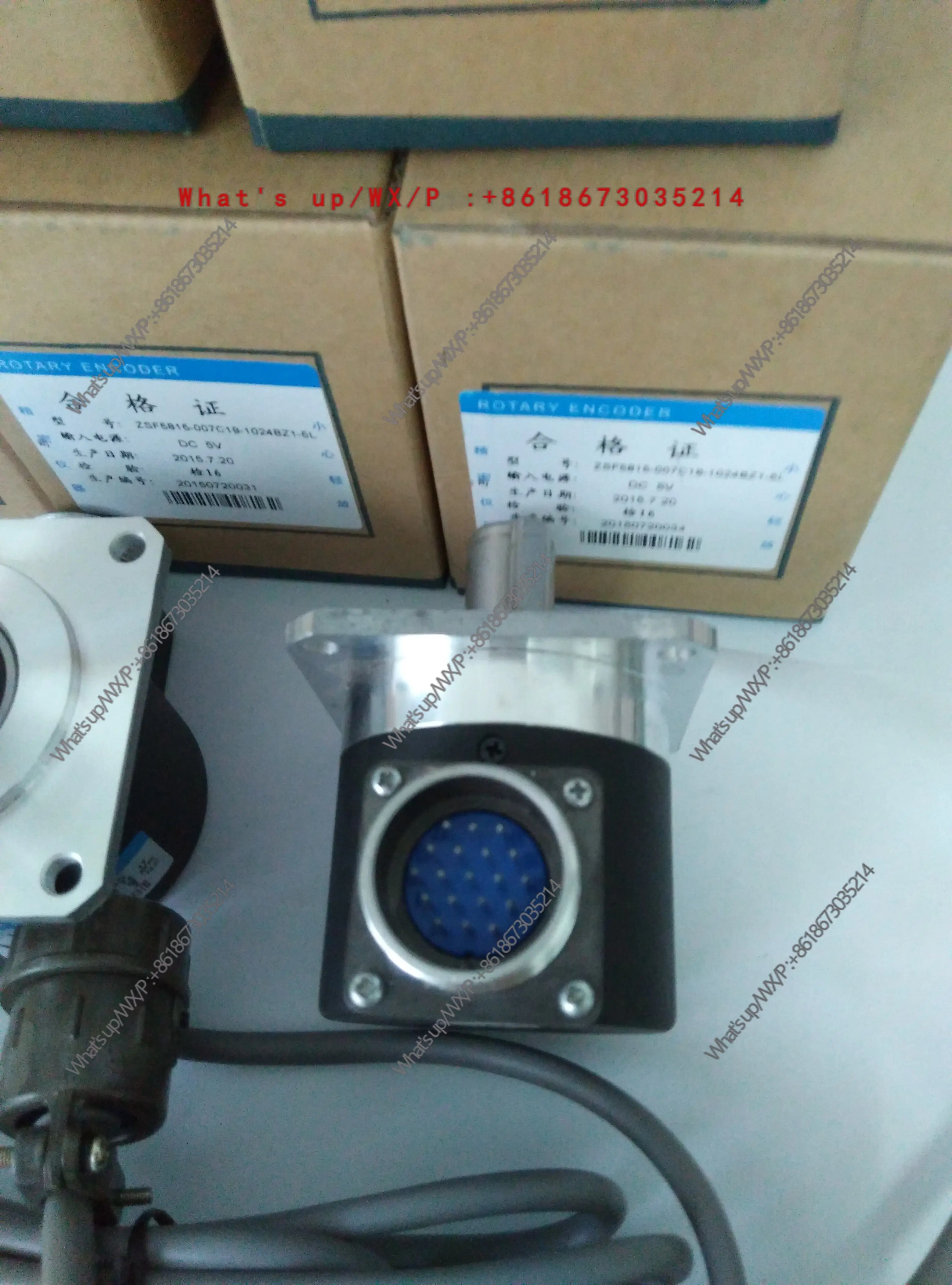ZSF6215-007C19-1024BZ3-5L high spindle encoder 19 pin plug