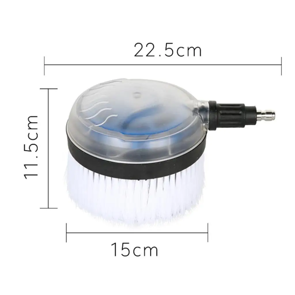 Car Cleaning Rotating Wash Brush Hydraulic Levels High Pressure Water Sprayer Round Head Accessory for Auto Pressure Washer
