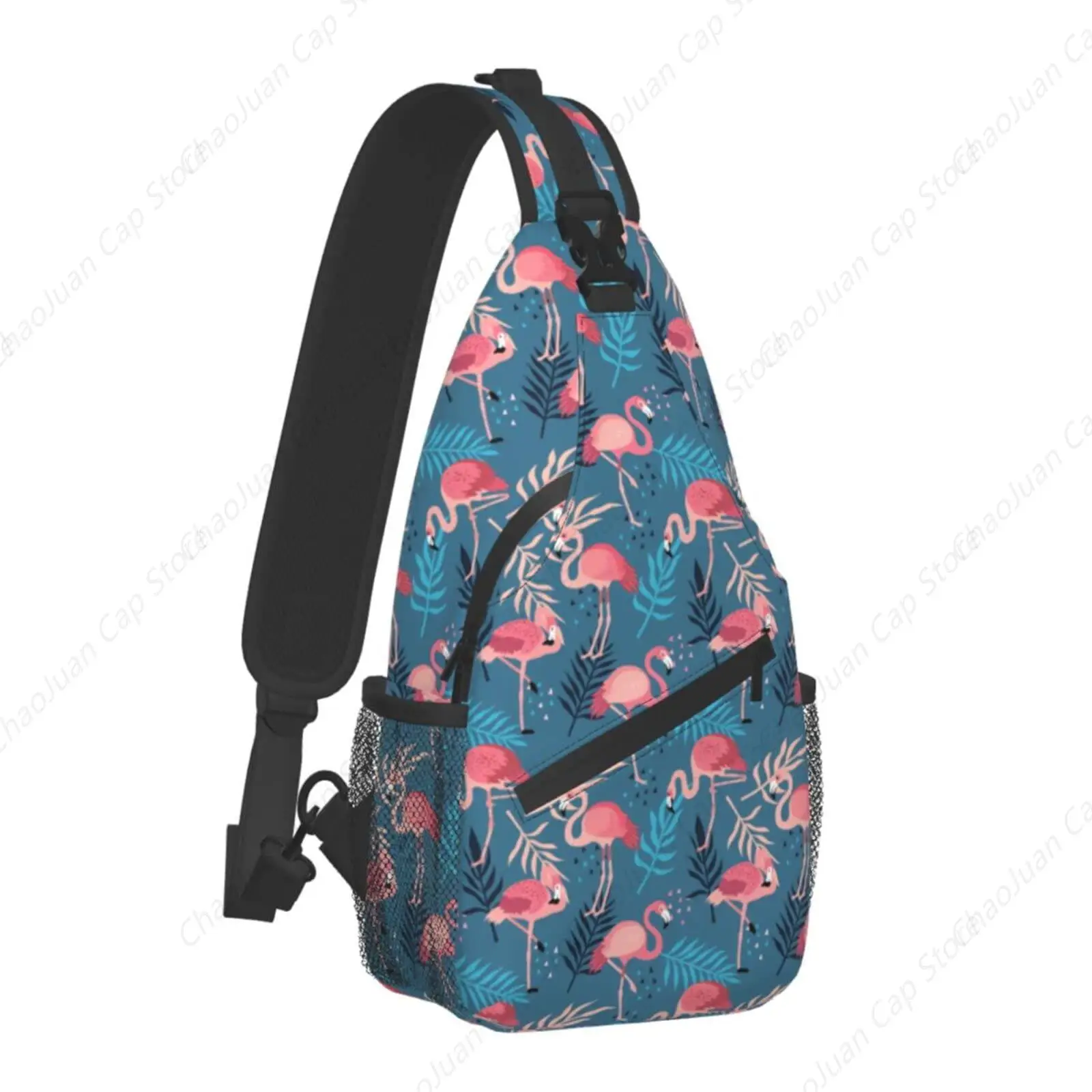 

Flamingo Sling Bag - Women's Chest & Crossbody Sling Backpack