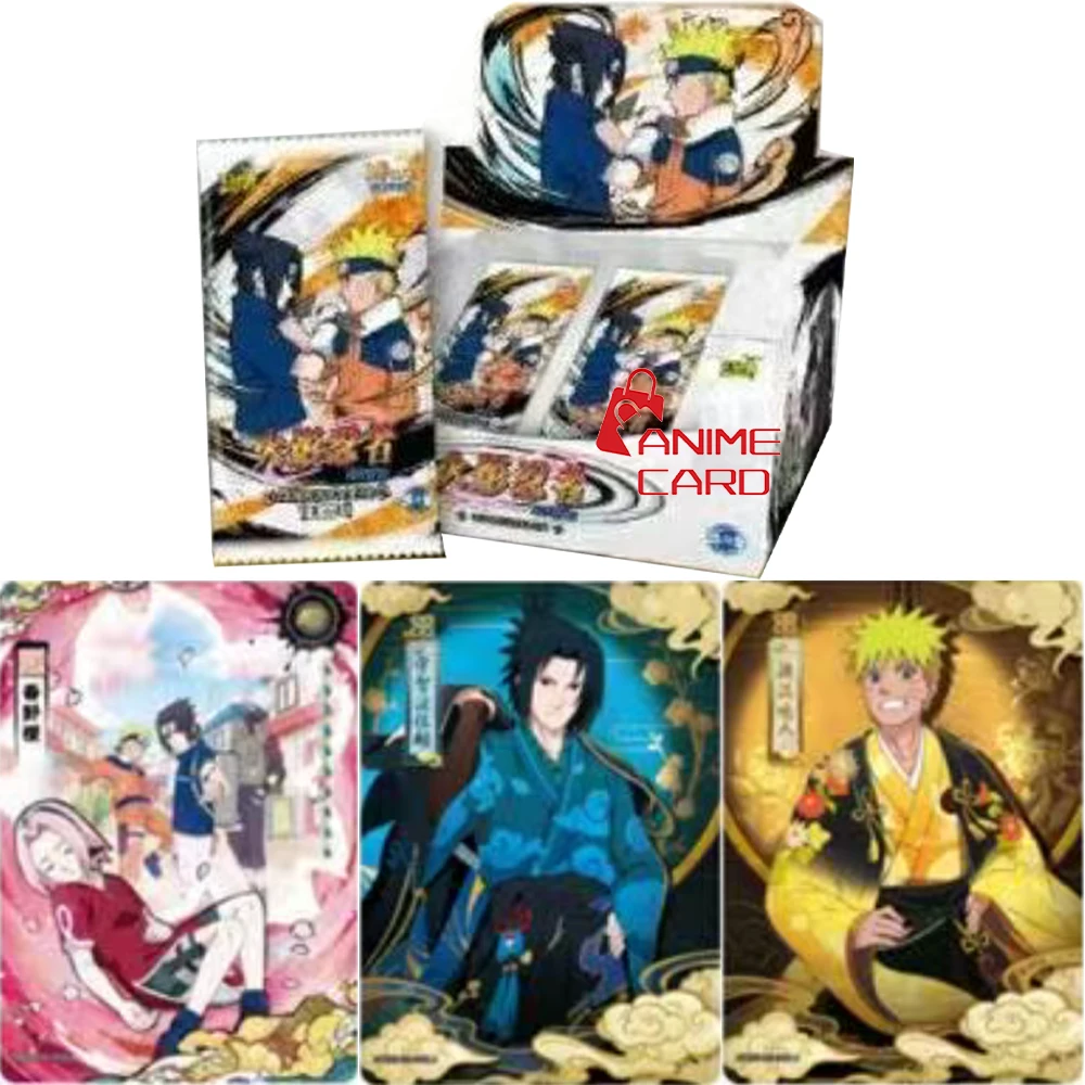 KAYOU Cartão Genuíno Naruto Nível 4 Onda 8 Capítulo da Batalha