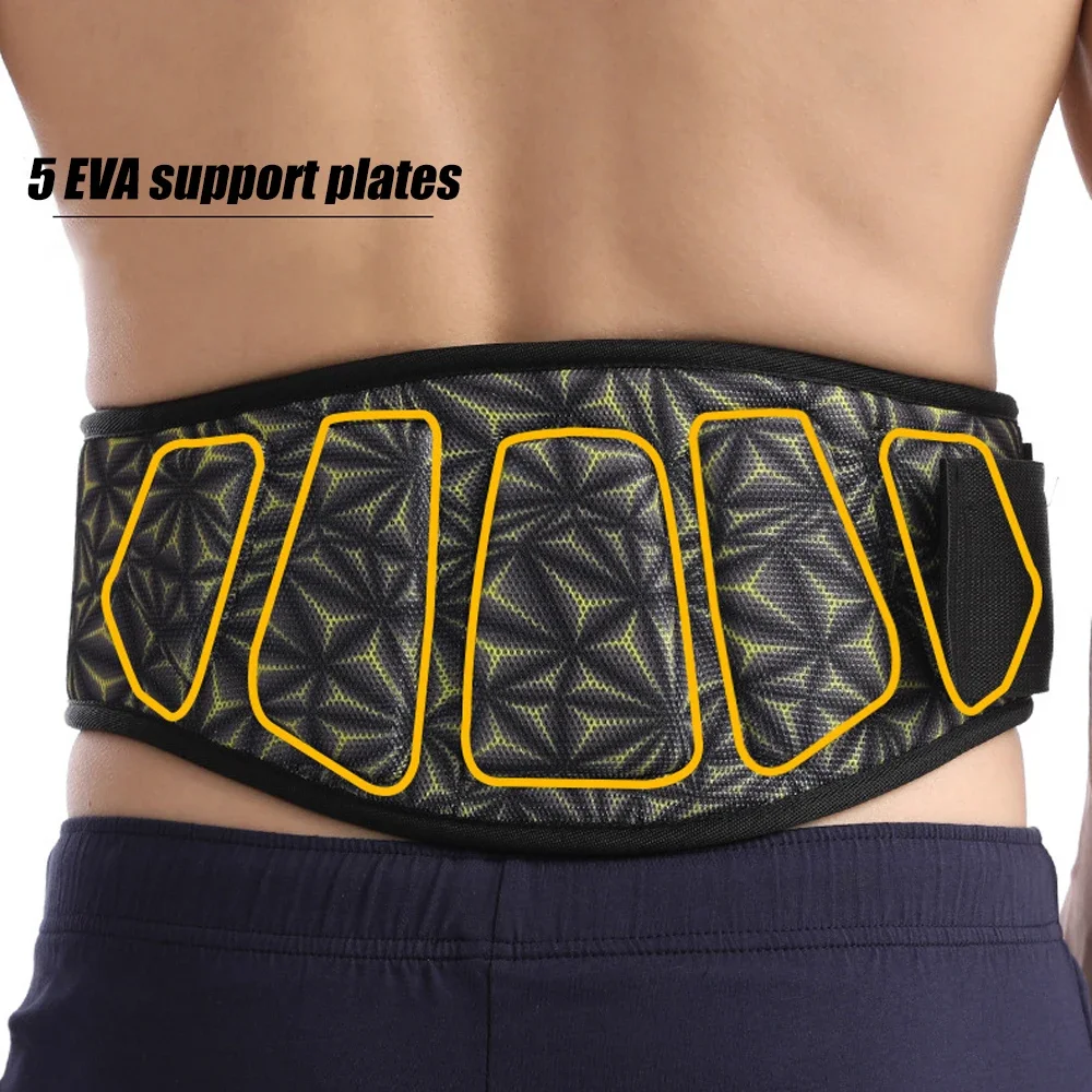 GOMOREON Waist Support for Men and Women Weightlifting Core & Lower Back Support Workout Waist Belt for Fitness Weightlifting