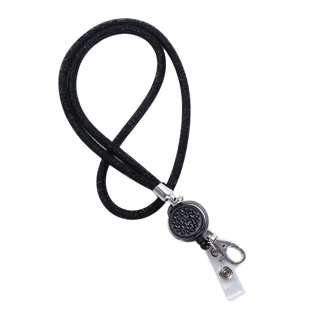 Supplies Name Card Holder Name Tag Holder Key Chain Retractable Badge Necklace Strap Lanyard ID Badge Holder Hanging Rope