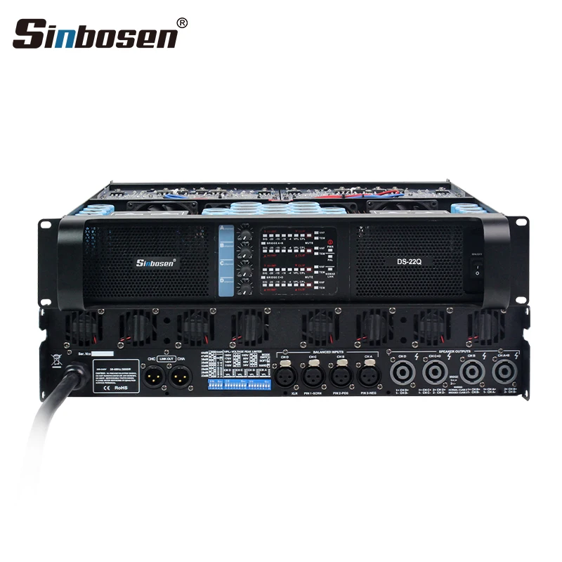 FP22000Q 4 Channel PA Switching 10000watt Amplifiers for Sound Equipment/amplifiers/speaker