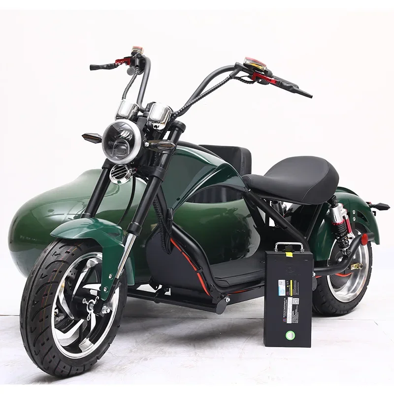 2000W Electric Motorcycles/scooter With Sidecar For Sale Tricycle Electric Cargo