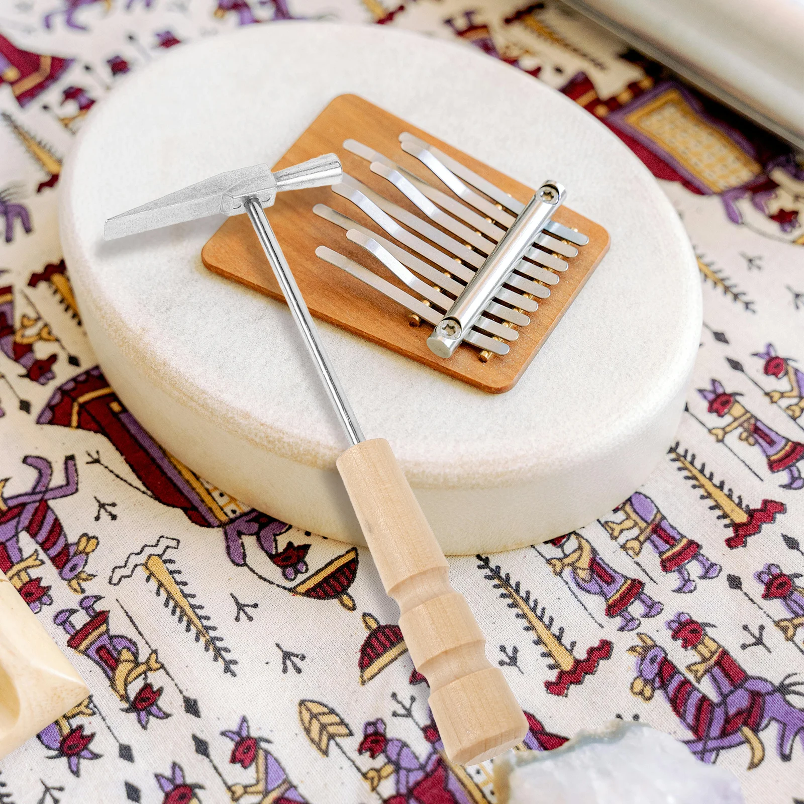 

Kalimba Mini Tuning Hammer Metal Thumb Piano Tool Compact Instrument Hammer Portable Sound Maintenance Accessory