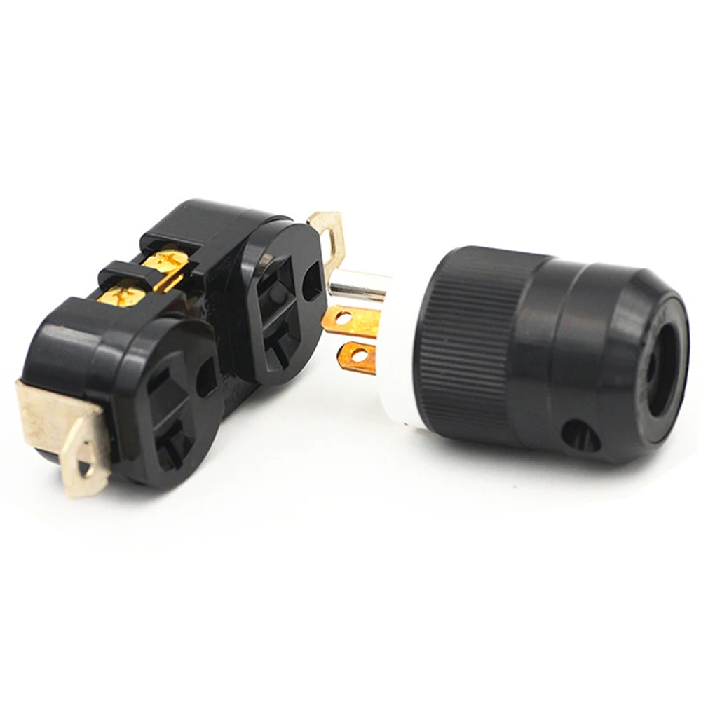 American Double US L5-20R Generator Power outlet L5-15P 5-20P Anti-off Industry Power Plug Socket Inline Wire Connector 15A 20A