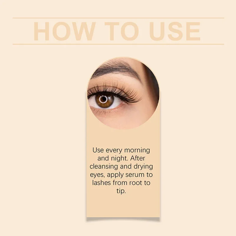 Suero para el crecimiento de pestañas, suero potenciador nutritivo para pestañas y cejas, alargamiento de pestañas, maquillaje cosmético para ojos más grueso