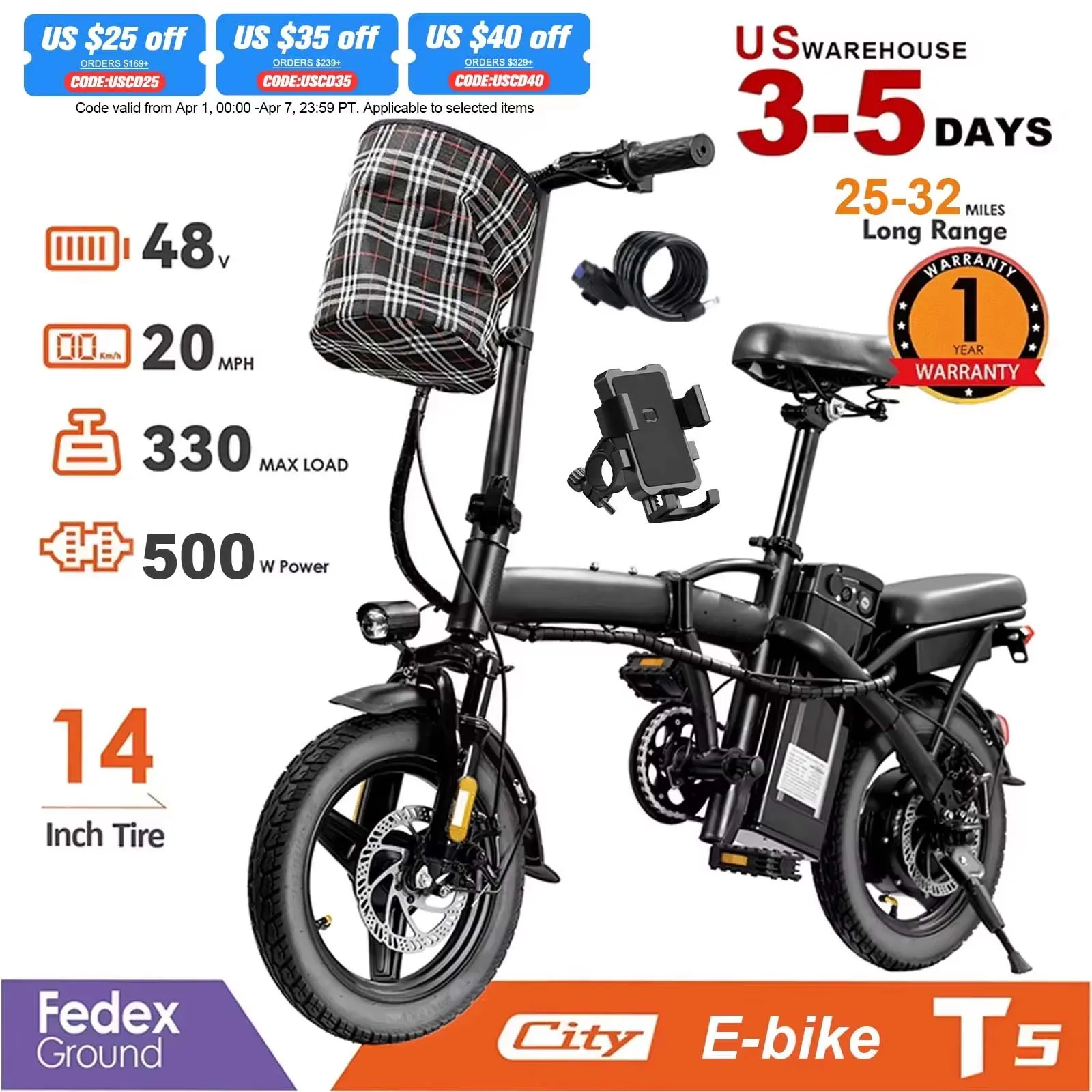 Folding Electric Commuter Bike 1