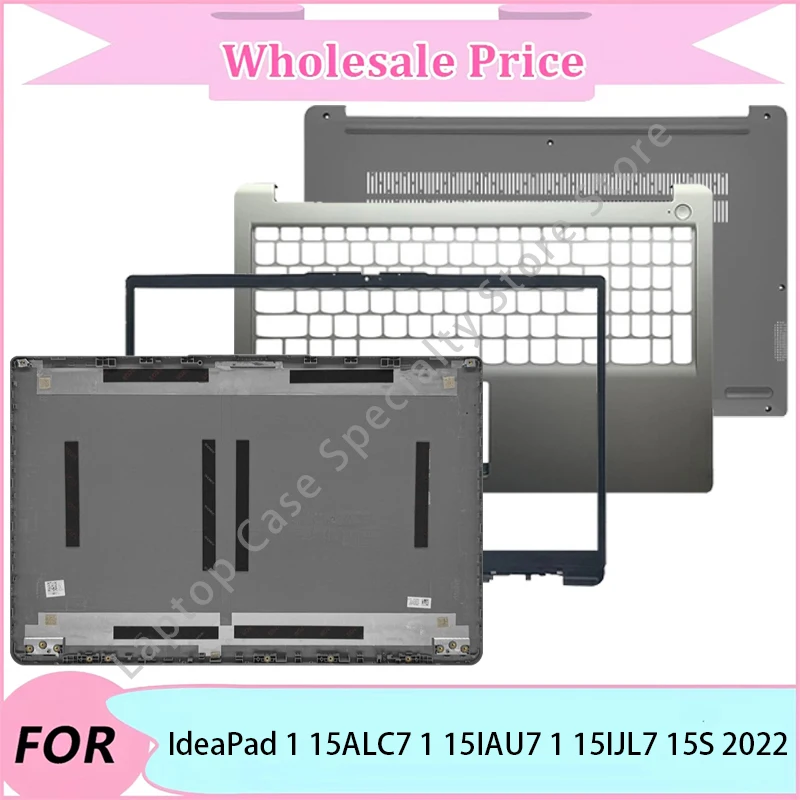 

New For IdeaPad 1 15ALC7 1 15IAU7 1 15IJL7 15S 2022 Case/Palmrest/Bottom Case/Keyboard/Laptop LCD Back Cover/Front Bezel