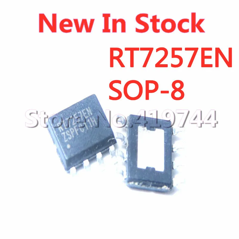 5 PEÇAS/LOTE RT7257EN RT7257E RT7257 SOP-8 RT7257ENGSP Chip de gerenciamento de energia DC/DC síncrono step-down de 3A Em Estoque NOVO IC original