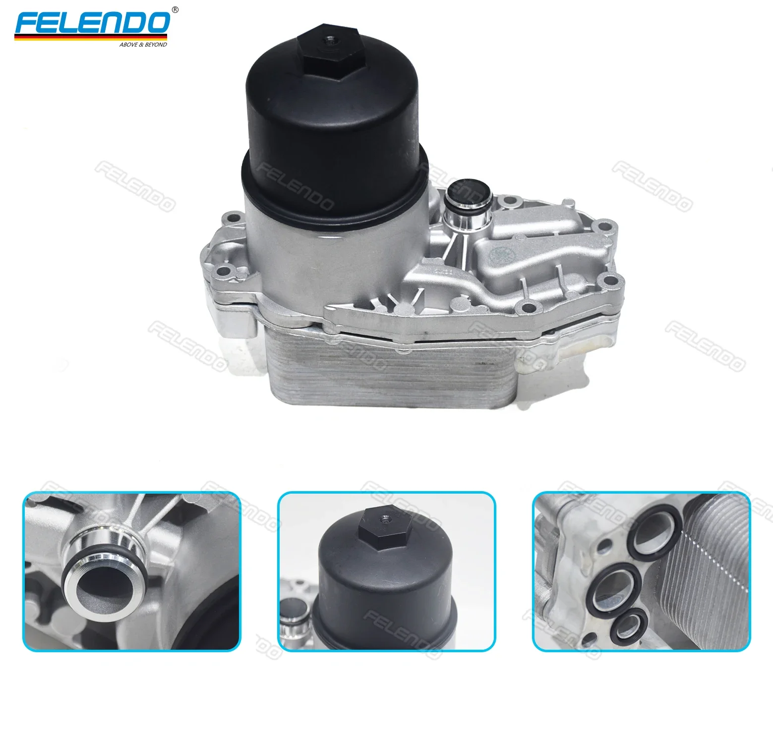 

Oil Cooler for Range Rover 13- Range Rover Sport 14- Range Rover Sport 10-13 LR040738 LR013149 9X2Q6B624BB JDE8715 LR061969