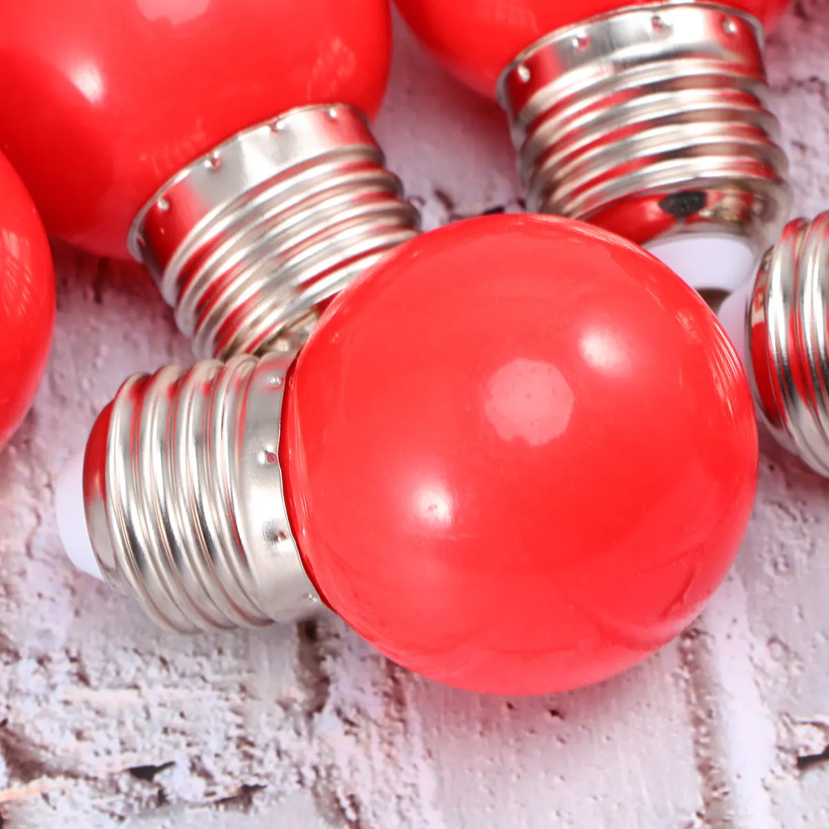 

10 шт. разноцветных светодиодных лампочек E27, водонепроницаемые уличные светильники для украшения на Рождество, вечеринки, свадьбы, сада, патио, газона, яркие