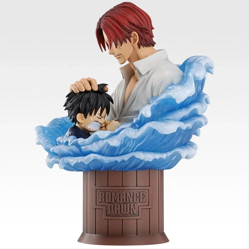 Figura de Diorama Original de Bandai Ichiban Kuji de One Piece, Piratas de Pelo Rojo, Shanks, Benn Beckman, Yasopp, Lucky Roux