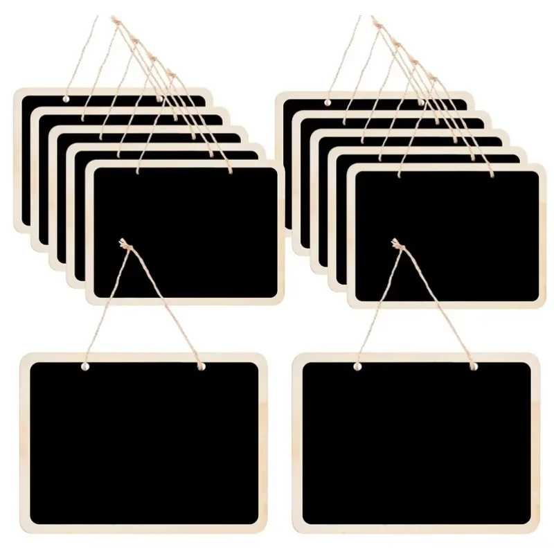 Limited-time promotion, environmentally friendly wooden hanging wooden message board, decorative wall message board