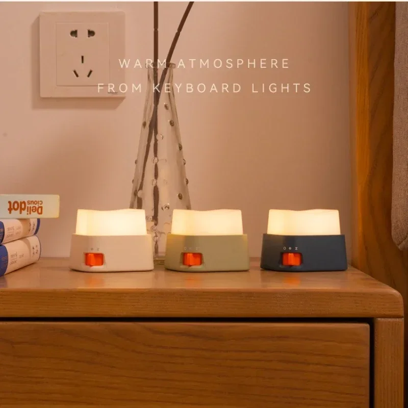 Button Light Cute Night Light Usb Charging Children's Room Desktop Atmosphere Decoration