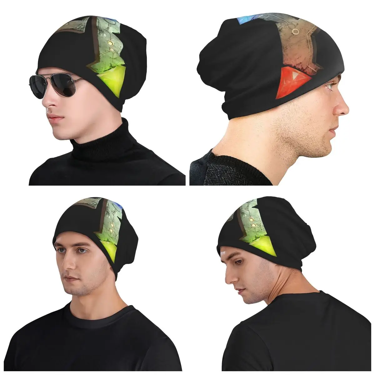 ARK بقاء تطورت شعار Skullies قبعة حريمي دافئة الخريف الشتاء في الهواء الطلق قبعة محبوك بونيه قبعات للرجال النساء الكبار