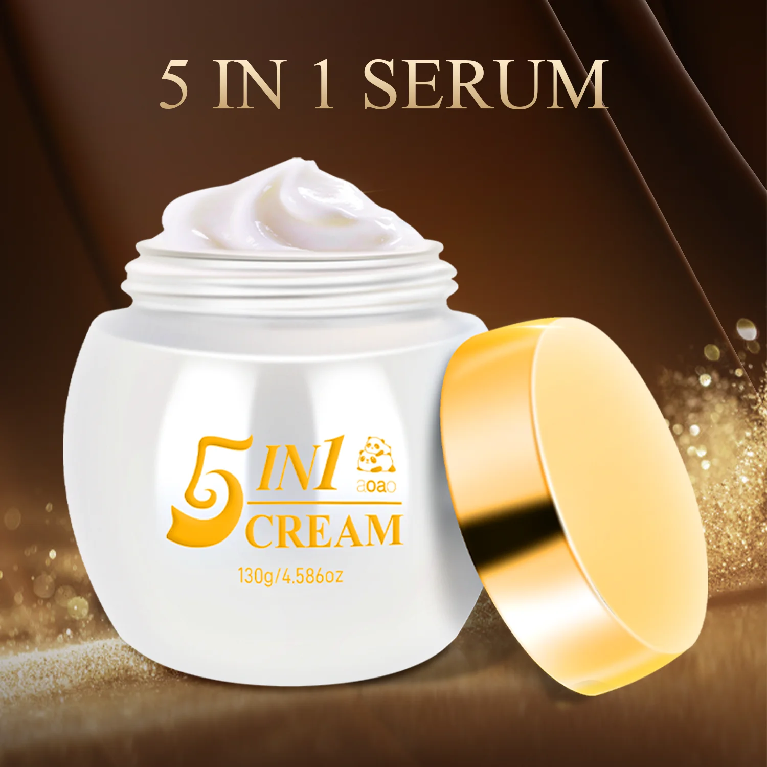 Crema hidratante 5 en 1 con colágeno, extracto de centella asiática y niacinamida – Reafirma, suaviza e ilumina la piel, haciendo que la piel parezca más clara, brillante o radiante