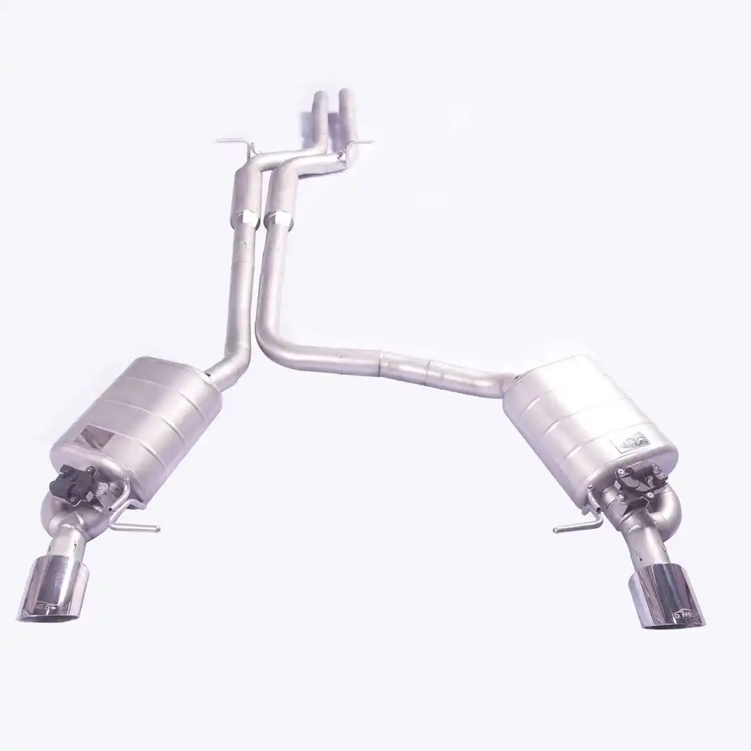 

[Custom product] Suitable for 09-16 Audi Q5 3.0 modified mid-end electronic valve exhaust pipe muffler sound wave