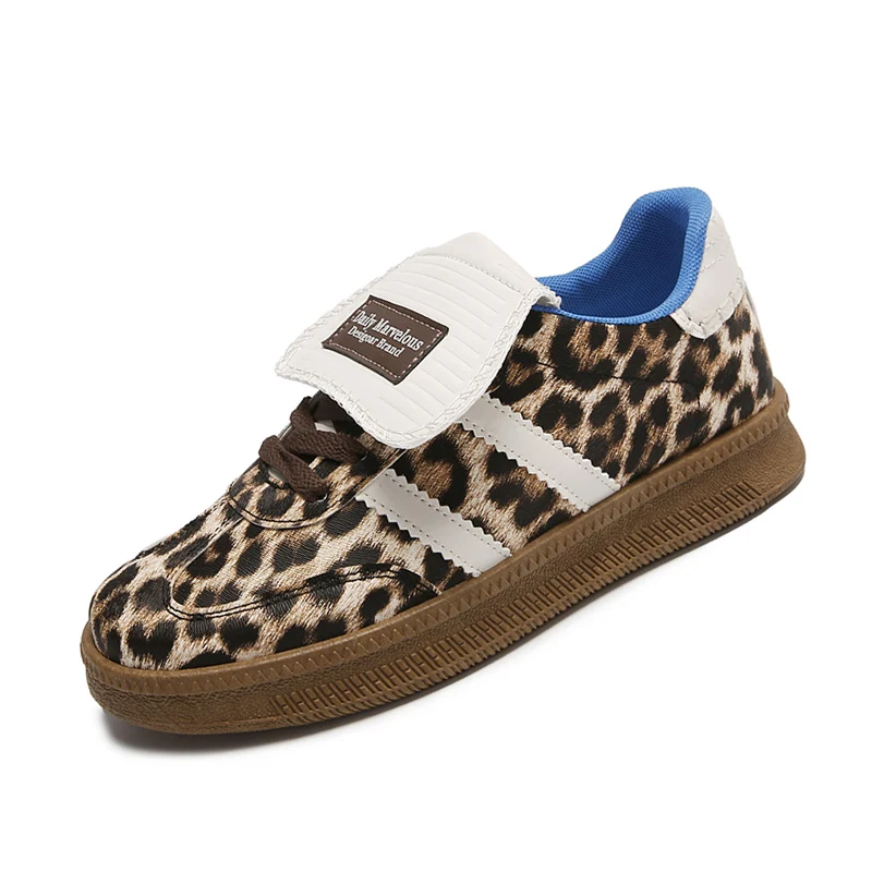 Brand Hot Fashion Leopard Shoes Women's Sneakers 2024 Trend Platform Skateboard Sneakers Woman Luxury Shoes zapatillas de mujer