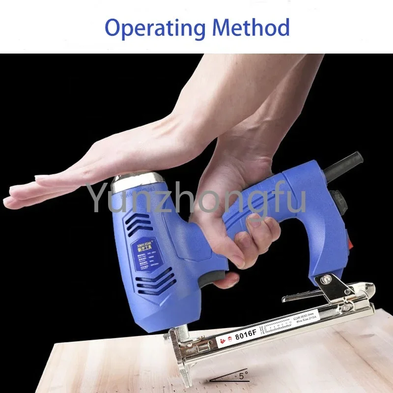 8016F AC Electric Stapler Machine Manual Staple Gun Tacker