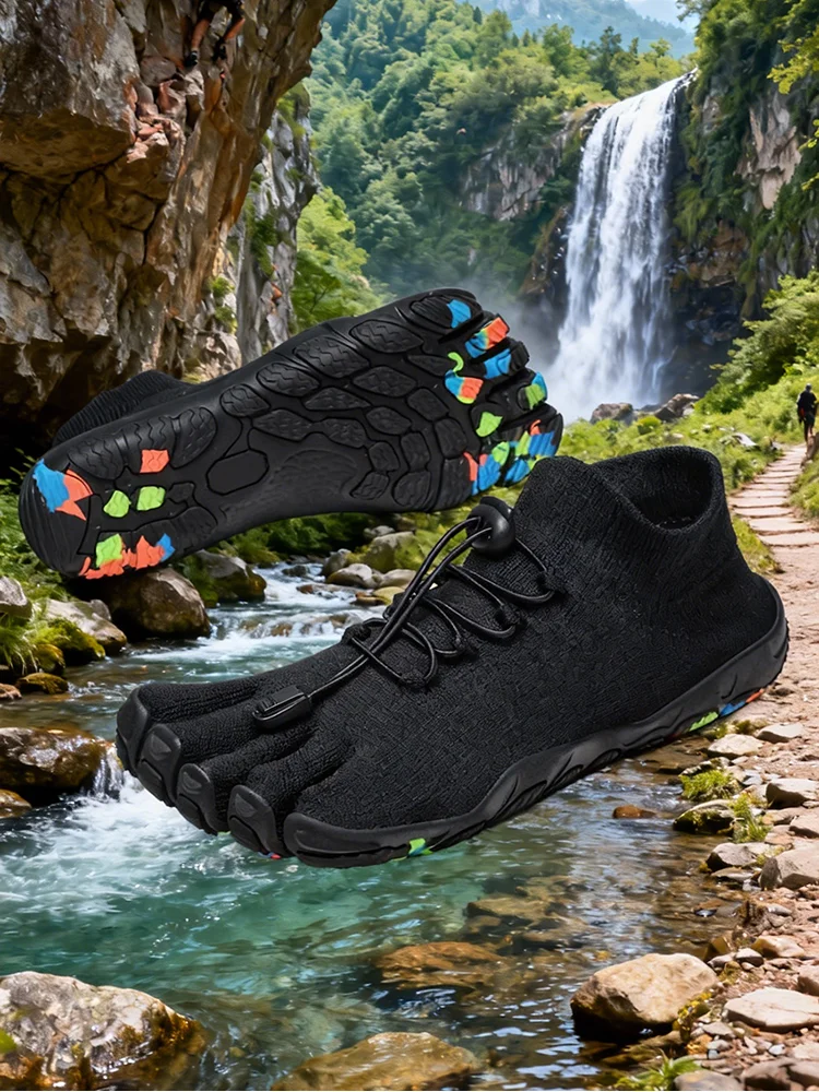 Leichter Hebe-Trainingsschuh, Designer-Yoga-Schuh mit fünf Fingern, bequemer, rutschfester Fitness-Schuh mit weicher Sohle – Detail 1