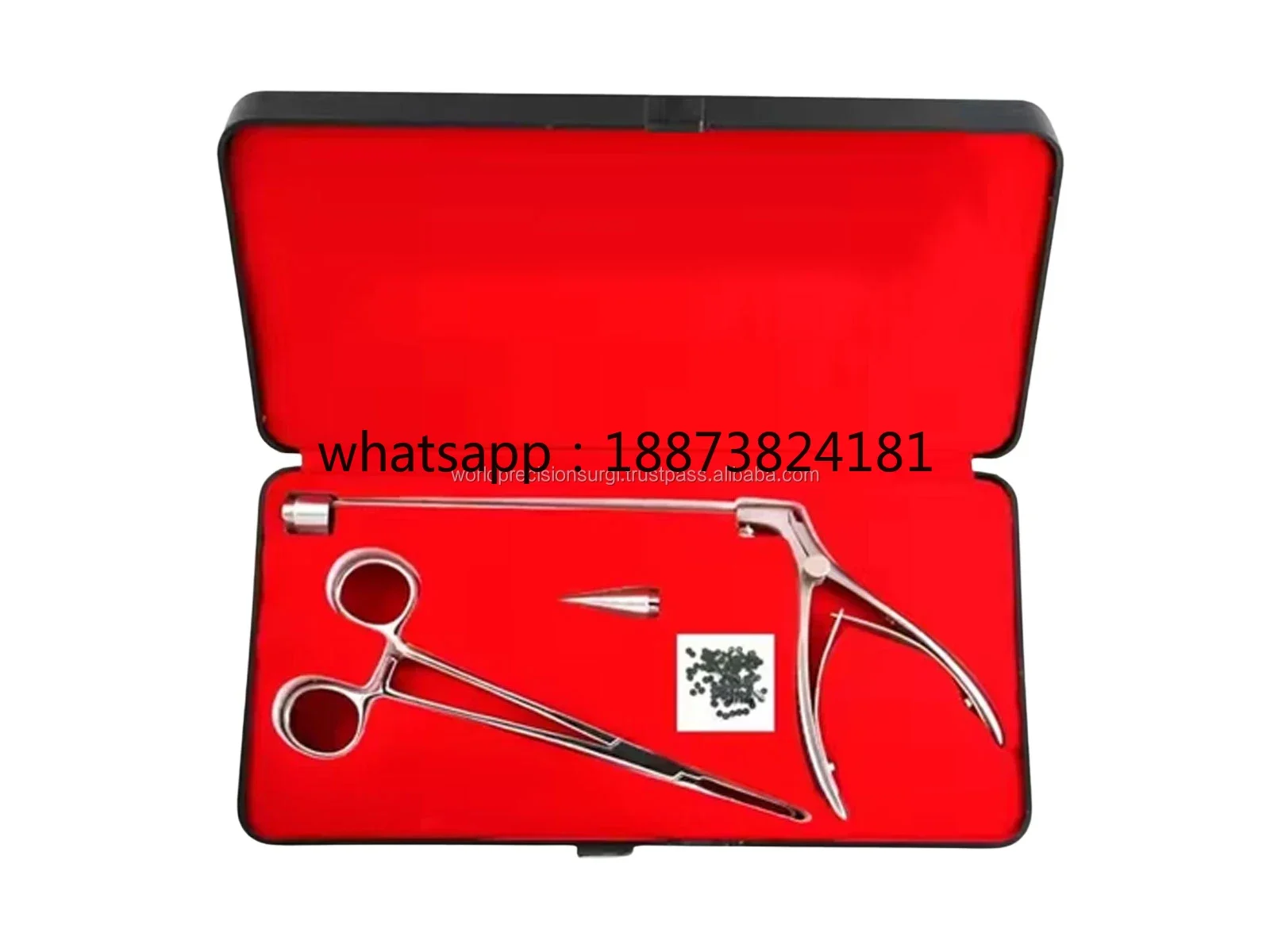 Cone Latex Bands & Grasping Forceps for Surgical Use McGivney Hemorrhoidal Ligator Complete Set Manual Loading fast shipping