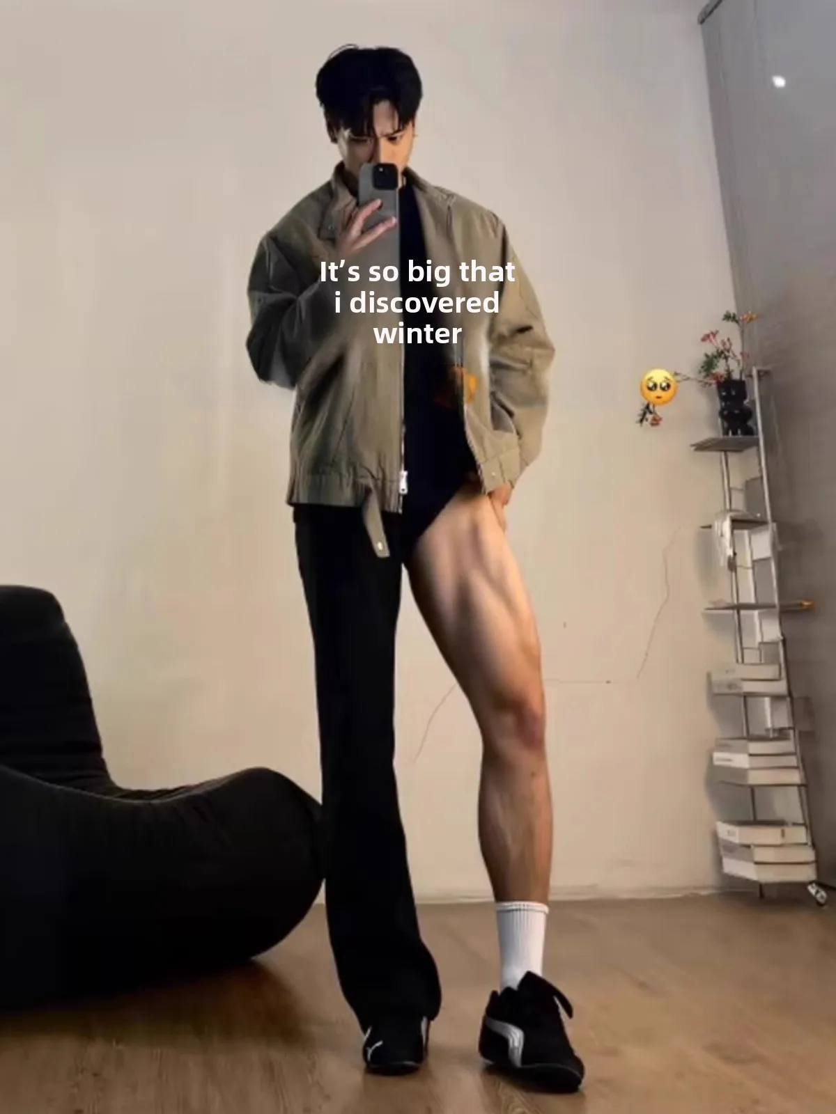 

Cleanfit Men's Winter Thiened Fce Lined Flared Jeans Straight Leg Casual Long Pants Bla Knife Slimming Effect