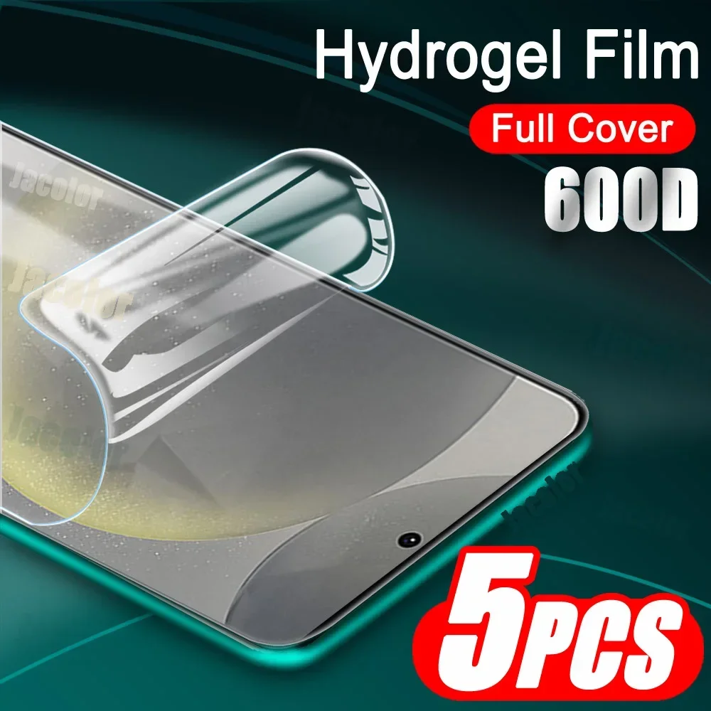 5pcs Hydrogel Film For Samsung Galaxy S24 S23 S22 Ultra Plus 5G Samsun Galax S 22 24 23 24Ultra 5 G Water Gel Screen Protector