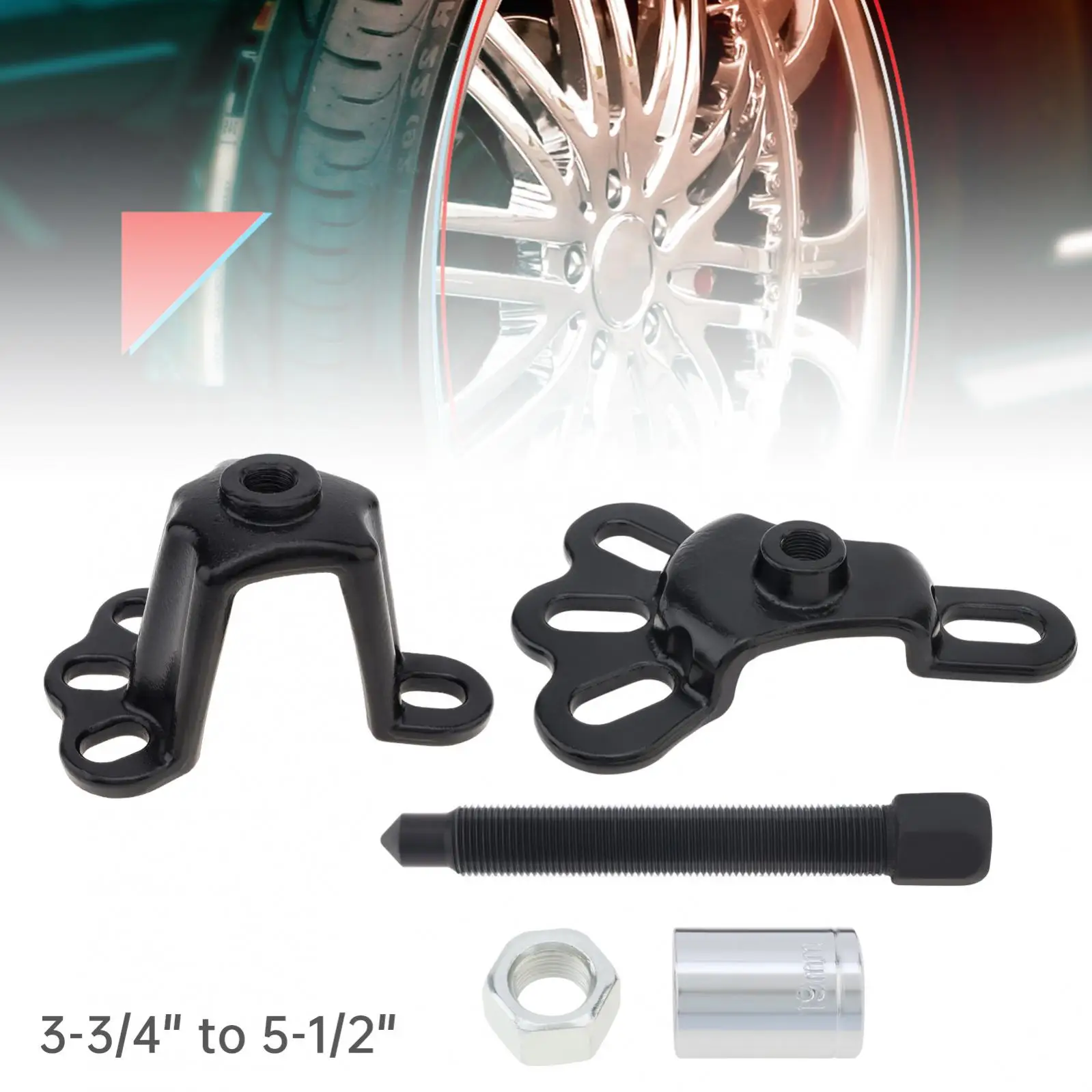 

Universal Front Rear Axle Bearing Puller with Forcing Bolt Socket Flange Type Wheel Hub Axle Remover Tool Kit