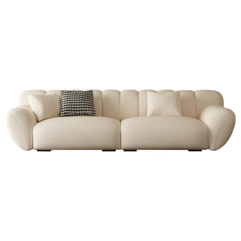 Comfortable Relaxing White Sofa Set, Modern Living Room, Lazy Sofa, Nordic Designer, Sofy Do Salonu, Garden Furniture