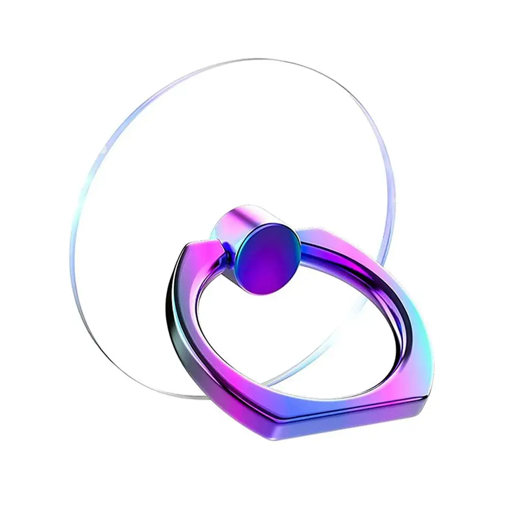 Transparenter Handy-Ringhalter Ständer 360° ° 360-Grad-Drehung Transparenter Fingergriff-Ständer Kompatibel mit iPhone Xiaomi für Handyhülle