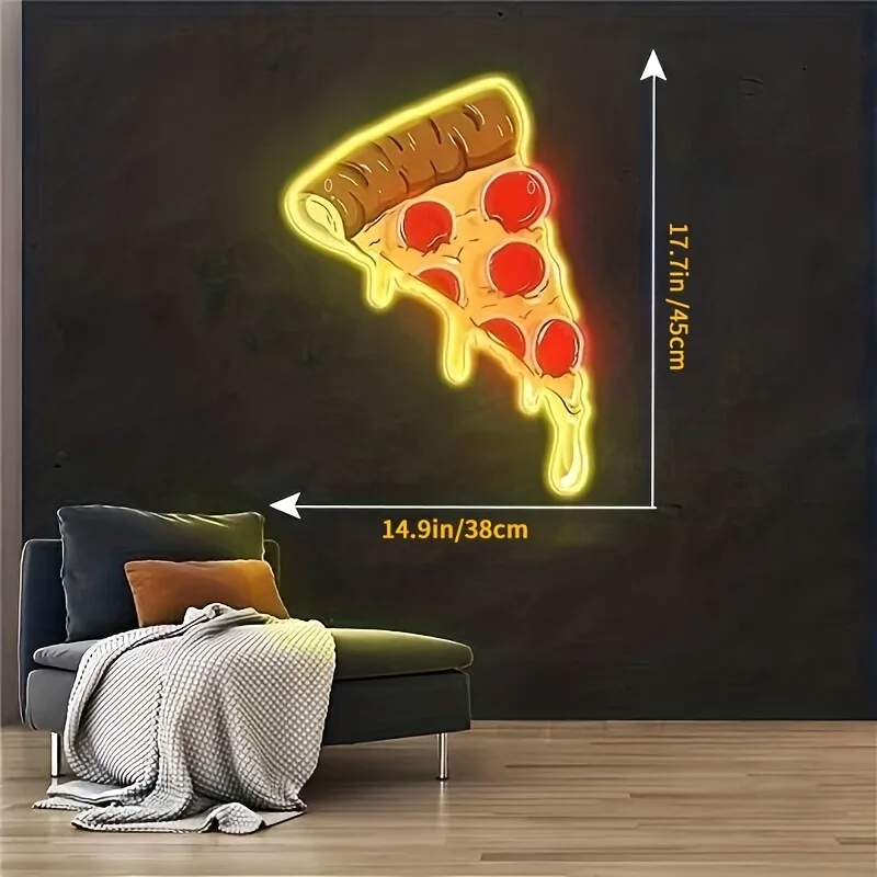 Pizza Neon Sign for Restaurant Pizza Store Open Wall Hanging Neon Decoration Lights Handmade custom Led Light Signs for Pizzeria