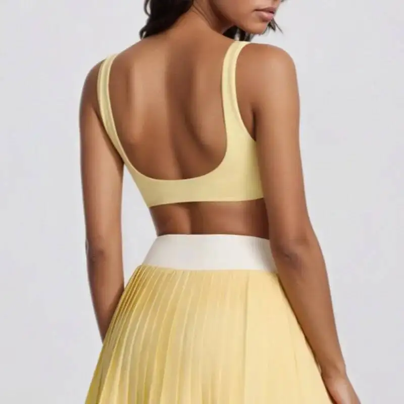 

Women S Color Blocked Yoga Butterfly Beautiful Back Naked Sensation Quick Drying Bra Outdoor Sports Running Fiess Suit